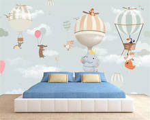 WELLYU 3D Custom size Fantasy fashion stereo classic animal balloon bedroom living room wall paper papel de parede 3d wallpaper 2024 - buy cheap