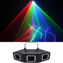 Fast delivery 3 Len Red Green Blue Scanner beam Laser Light sector& Bar Laser DJ Party Show Club Holiday Home Bar Stage Lighting 2024 - buy cheap