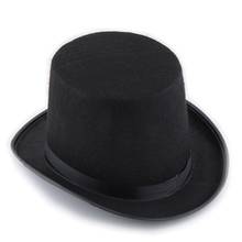 2pcs Adult Festival Party Cap Soft Tophat Felt Hats Creative Magic Hat Party Favors Dress Up Props Show Cosplay Prom Party 2024 - buy cheap