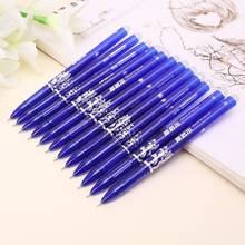 12pçs canetas de gel mágicas apagáveis 0.5mm, canetas de gel criativas de tinta azul para escritório e estudantes de papelaria 2024 - compre barato