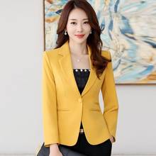 Oversize 4XL Autumn High Waist Suits Women's Blazers Formal Office Work Blazer Blazer Long Sleeve Slim Suit OL Coats Traje Terno 2024 - buy cheap