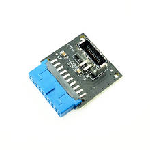 Компьютерные разъемы Riser USB 3,1 Передняя панель пк разъем для USB 3,0 20Pin коннектор удлинитель адаптер для материнской платы ASUS PW-INC1TR 2024 - купить недорого