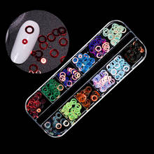 1 Box Nail Art Decorations Nail Shell Sequins Mixed Colors DIY Rivet Nails Manicure Accessories 2024 - buy cheap