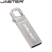 JASTER-unidad flash USB 2,0, unidad Flash con llave de mosquetón de Metal, 4GB, 8GB, 16GB, 32GB y 64GB 2024 - compra barato