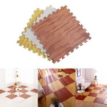 Soft Eva Foam Puzzle Crawling Mat;10pcs Wood Interlock Floor Tiles;Waterproof Ru Dropship 2024 - buy cheap