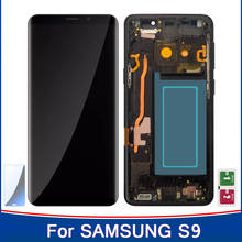 Pantalla LCD ORIGINAL SUPER AMOLED S9, repuesto para SAMSUNG Galaxy S9, G960, G960F, digitalizador táctil con marco 2024 - compra barato