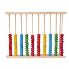 Ábaco de madera de 10 filas, cuentas de colores, juguete educativo de aprendizaje de matemáticas para niños 2024 - compra barato