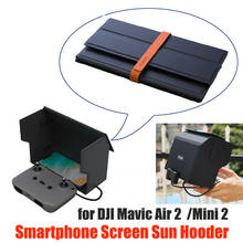 for DJI Mavic Air 2 Remote Controller Sun Hooder Mini 2 Smartphone Screen Sun Shade Monitor Anti Glare Cover Drone Accessories 2024 - buy cheap