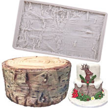 Molde de madeira em forma de árvore 3d, faça você mesmo, ferramentas de decoração de bolo, fondant, gelo, chocolate, confeitaria, utensílios para assar 2024 - compre barato
