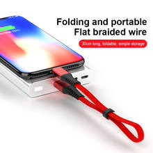0.3M 2.4A Fast Charging Data Cable For iPhone XS MAX XR 8 7 6S Plus 5S Micro USB Type-C Line For SAMSUNG S10+ XIAOMI Power Bank 2024 - buy cheap