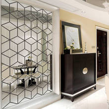 Алмазные зеркальные настенные 3D наклейки «сделай сам», художественные наклейки для украшения дома, акриловые зеркальные наклейки для гостиной, декор на стену 2024 - купить недорого