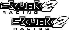 For 2 x Skunk2 Racing Stickers,Graphics,Decals Colour Choice 2024 - buy cheap