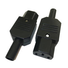 New Wholesale Price 10A 250V Black IEC C13 female Plug Rewirable Power Connector 3 pin AC Socket 2024 - buy cheap