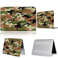 Laptop Case For Apple Macbook 12/Pro 13(A2251 A2289)/Pro 13 A2338/Air 13 A2337/Pro 15 16/Air 11 Khaki Camouflage Flip Cover 2024 - buy cheap