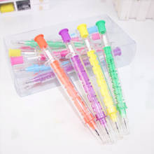 Syringe Gel Pen Funny Maze Pen for School Writing Medical Syringe Pen 36pcs/lot 0.5mm Black Ink 2024 - buy cheap