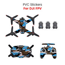 FPV Combo Drone/Remote control/Glasses Sticker Drone Body Protection Film for DJI FPV Drone Accessories 2024 - buy cheap