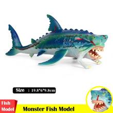 Modelo de pez de imitación de PVC para niños, juguete educativo de animales marinos simulados, sólido, regalo de Navidad 2024 - compra barato