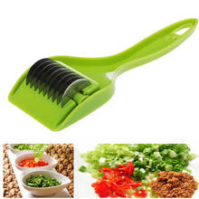 Roller Stainless Steel Green Onion Slicer Vegetable Cutter Garlic Cutter Chopper Shredders & Slicers Food Noodle Maker 2024 - buy cheap