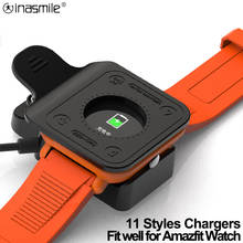 Cargador con Clip magnético portátil para reloj inteligente, accesorios para Amazfit Bip S Pace Stratos 2 3 Verge lite, GTR, GTS, t-rex 2024 - compra barato