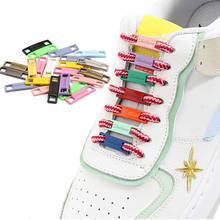 DIY Shoelaces Buckle Shoes Decorations Sneaker Kits Metal Buckle Lace Kinds of Flat Round Shoelace Stylish and Suitable for All 2024 - buy cheap