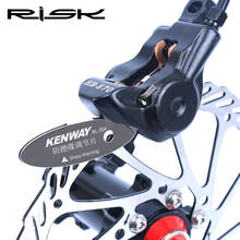 RISK MTB дисковые Тормозные колодки инструмент регулировки велосипедные прокладки помощник по монтажу Тормозные колодки Инструменты для выравнивания ротора прокладка набор для ремонта велосипеда 2024 - купить недорого