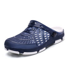 Zapatos de hombre água aqua sapatos de praia para homens ao ar livre sandálias homem oco para fora tênis respirável chinelos apartamentos upstream sapato 2024 - compre barato