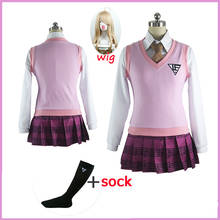 Danganronpa V3: Killing Harmony Akamatsu Kaede JK School Uniform Shirt Sweater Skirt Outfit Games Cosplay Costumes 2024 - buy cheap