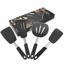 Lmetjma conjunto de espátula de silicone, espátula flexível, resistente ao calor, espátula de enrolar panquecas, ovos, conjunto de utensílios de cozinha 2024 - compre barato