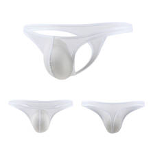 Mens Underwear Thongs Gay Men's Ice Silk Soft Jockstrap Panties Tanga Hombre Sexy Bikini Thongs 2024 - buy cheap