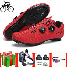 Sapatos de ciclismo de estrada leve pedal homens ao ar livre tênis de bicicleta auto-bloqueio respirável equitação esportes SPD-SL sapatos de bicicleta 2024 - compre barato