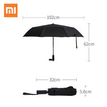 Xiaomi Mi Mijia WD1-paraguas automático para hombre y mujer, sombrilla de aluminio resistente al viento, resistente al agua, protección UV 2024 - compra barato