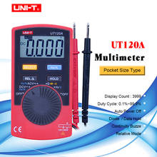 Auto range Digital Multimeters UNI-T UT120A Mini multimeter AC/DC frequency multimeter Capacitance tester with data hold 2024 - buy cheap