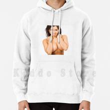 Sexy Buxom Young Woman Posing Topless hoodie long sleeve Womens Womens Girls Lady Female Feminine 2024 - buy cheap