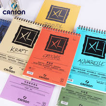 Canson-livro de pintura criativo, série xl, 16k/8k/a4/a3, rascunho/marcador/acrílico/aquarela/lápis/toner, livro de papel kraft 2024 - compre barato