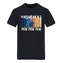 Pew madafaka camiseta masculina, camiseta de gola redonda, grande, roupa urbana, harajuku, camisetas masculinas, hip hop, retrô, 2020 2024 - compre barato