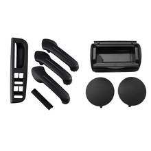 1 Set Inside Door Handle Door Armrest & 1Pcs Black Rear Ashtray Bin Ash Tray + Side Caps for Bora Jetta Golf 4 Mk4 2024 - buy cheap