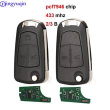 jingyuqin PCF7946 2/3b Remote Car Key Control For Opel/Vauxhall Astra H 2004 - 2009 Zafira B 2005 - 2013 2024 - buy cheap