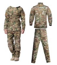 Uniforme Militar de camuflaje para hombre, traje táctico de las Fuerzas Especiales del Ejército, conjunto de camisa de combate, pantalones, ropa de soldado Militar de camuflaje 2024 - compra barato