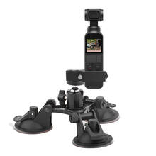 Ventosa para montagem de carro, para dji osmo pocket 2, acessório estabilizador, suporte para janela do veículo, com módulo de expansão 1/4 2024 - compre barato