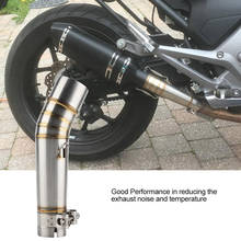 Зажим для выхлопной трубы мотоцикла, нержавеющая сталь, для HONDA NC700X NC700S 2012-2017 2024 - купить недорого