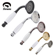 Shinesia Black Bronze Rainfall Hand Shower for Bath Shower Faucet Set Bathroom Accessories 6 Colors 2024 - buy cheap