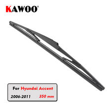 KAWOO-escobillas de limpiaparabrisas trasero de coche, limpiaparabrisas, brazo para Hyundai Accent Hatchback (2006-2011), 350mm 2024 - compra barato