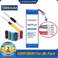 100% Original LOSONCOER 7000mAh GSP872693 01 For JBL Flip 4 Battery Flip4, Flip 4 Special Edition Speakers Battery Free Tools 2024 - buy cheap