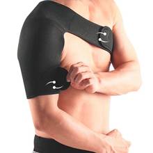 Soporte de hombro para la espalda, Correa envolvente, almohadillas ajustables para un solo hombro, transpirable, protección para el cuidado deportivo, supp 2024 - compra barato