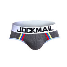 JOCKMAIL-ropa interior de algodón para hombre, calzoncillos sexys a la moda, suaves y cómodos, con bulto 2024 - compra barato