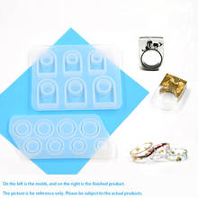 2 Shapes Silicone Casting Molds For DIY Resin Rings Jewelry Tools Assorted Sizes Silicone Molds For Epoxy UV Resin 2024 - buy cheap