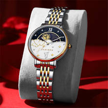 CADISEN New Women Watch Fashion Brand Quartz Wristwatch Ladies Luxury Rose Gold Watches Female Moon Phase Watch Relogio Feminino 2024 - buy cheap