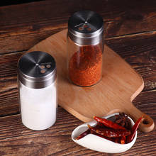 Kitchen glass seasoning pot seasoning bottle salt pot seasoning sprinkler pepper seasoning bottle barbecue seasoning pot 2024 - buy cheap