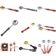 Stove Pot Wax Spoon For Wax Seal Stamp Greeting Card Wax Seal Beads Sticks Warmer Melting Glue Furnace Tool Melting Furnace 2024 - buy cheap