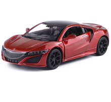 Carro de liga de honda acura modelo 1: 32, carro esportivo, luz de som, força de retorno, brinquedo para crianças, presente de aniversário 2024 - compre barato